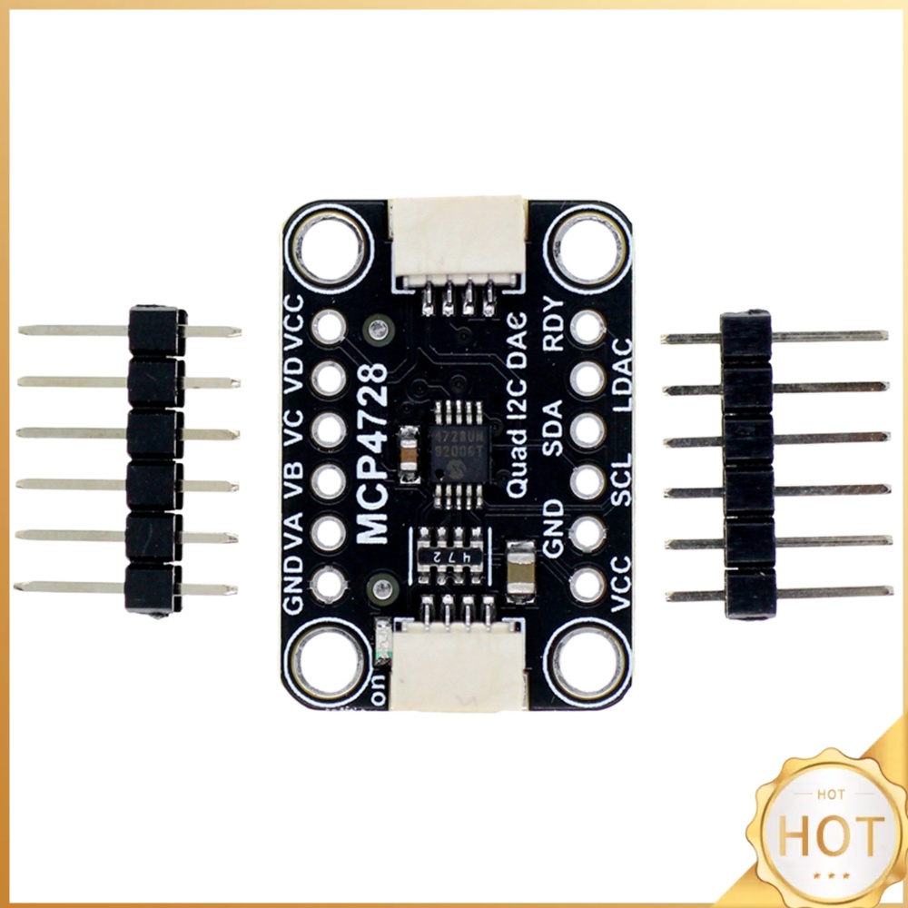 Dac Board - MCP4728 Digital To Analog Converter Board
