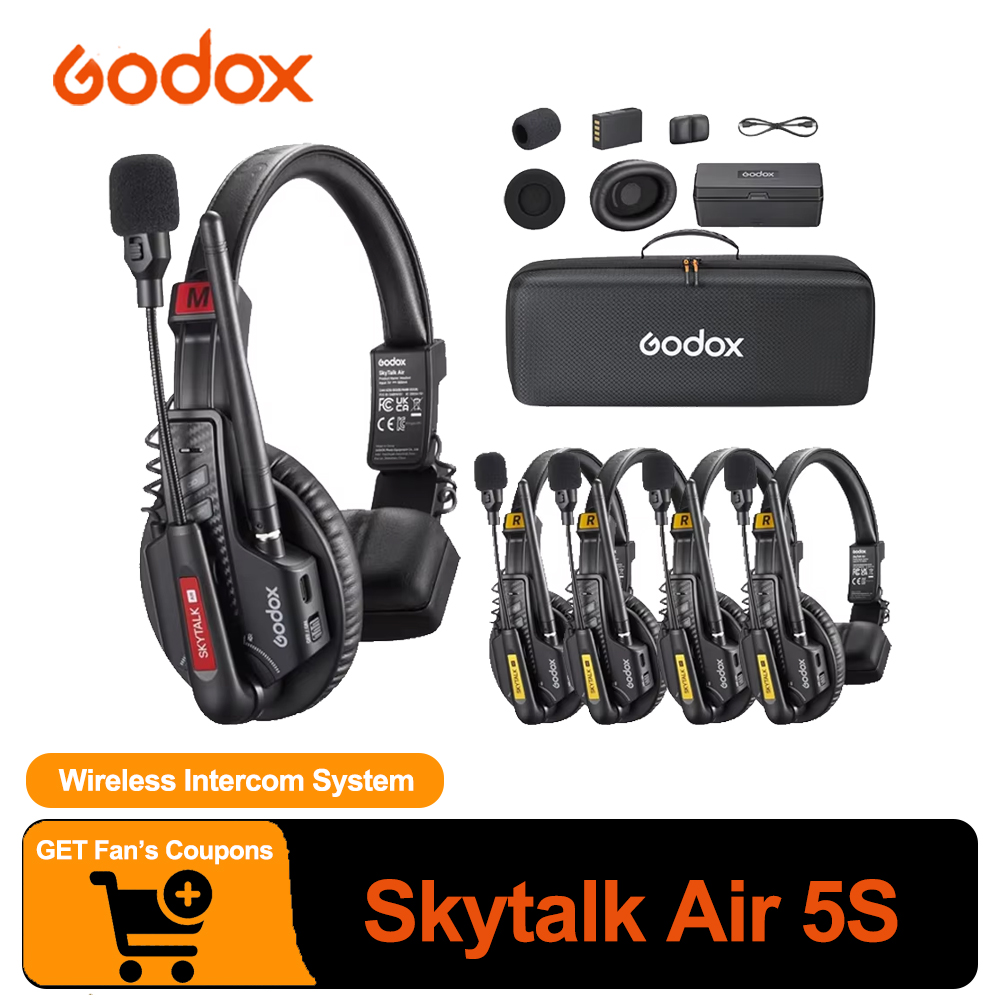 Microphone Capsule - GODOX Skytalk Air 5S 2.4G Full-Duplex
