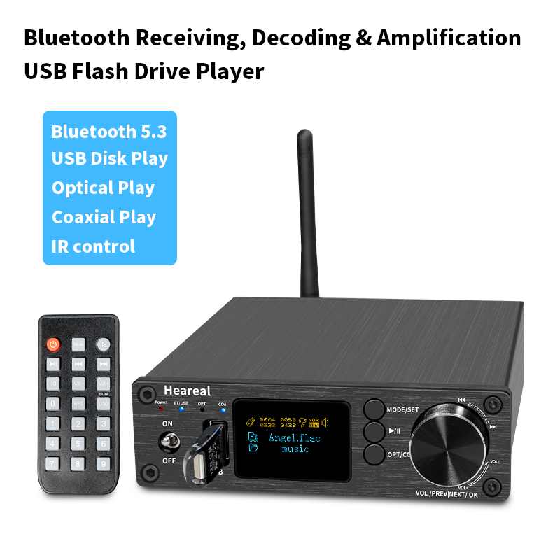 Passive Preamp - HiFi Bluetooth 5.3 Audio Receiver DAC