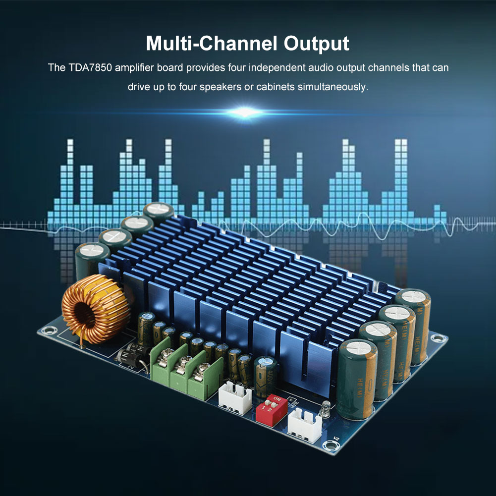XH-M180 TDA7850 Stereo High Po - Audio Amplifier Board 评论和价格