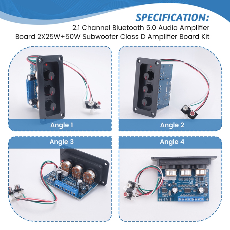 2.1 Channel Bluetooth 5.0 Audi - Audio Amplifier Board 评论和价格