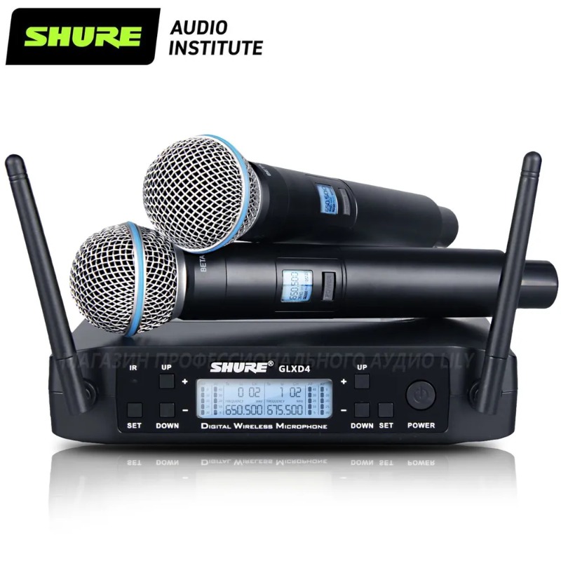 Shure GLXD4 BETA 58A Professio - Condenser Microphone Kit 评论和价格