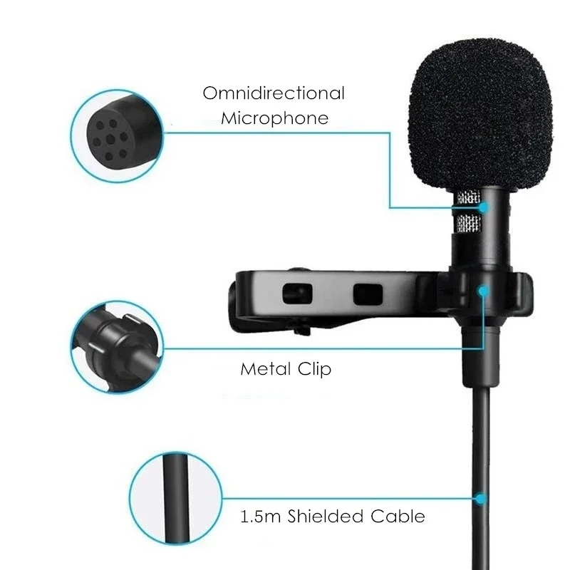 1-4pcs Portable USB Mini Laval - Microphone Capsule 评论和价格