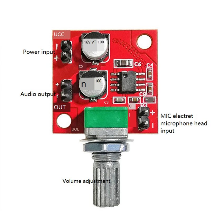 -[A51I Digital]LM386 Electret  - Audio Amplifier Board 评论和价格