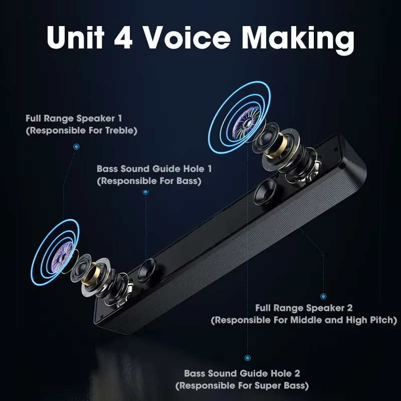 Bluetooth Soundbar for Home Th - Speaker Wire 评论和价格