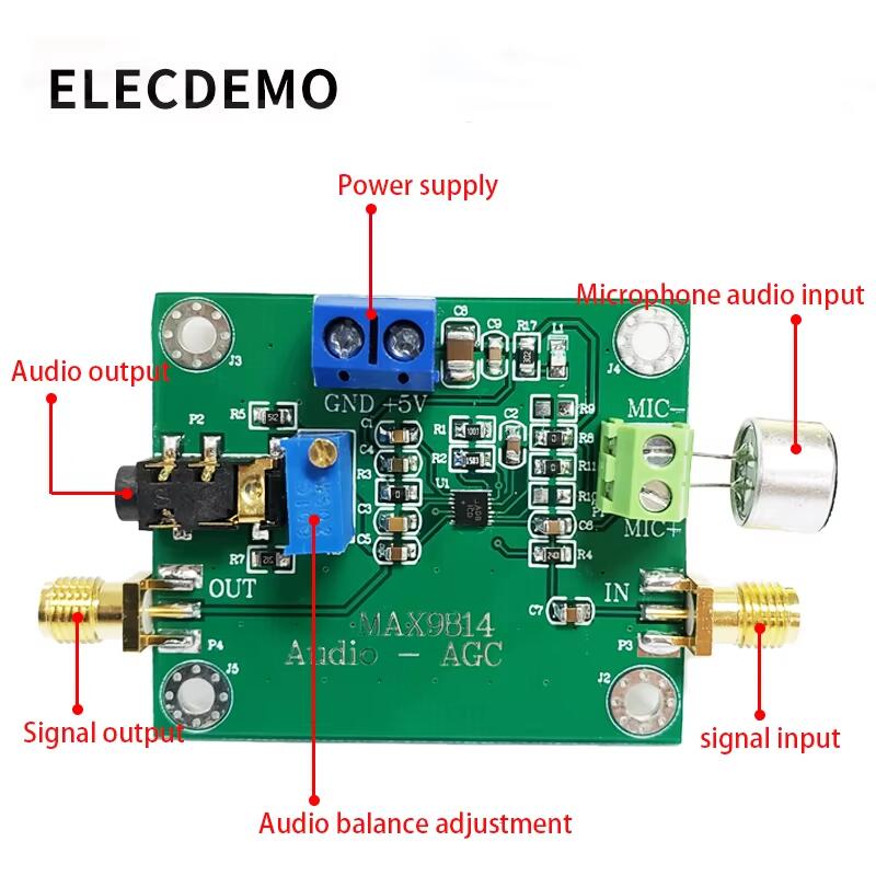 Electret Mic AGC Amplifier Mod - Audio Amplifier Board 评论和价格