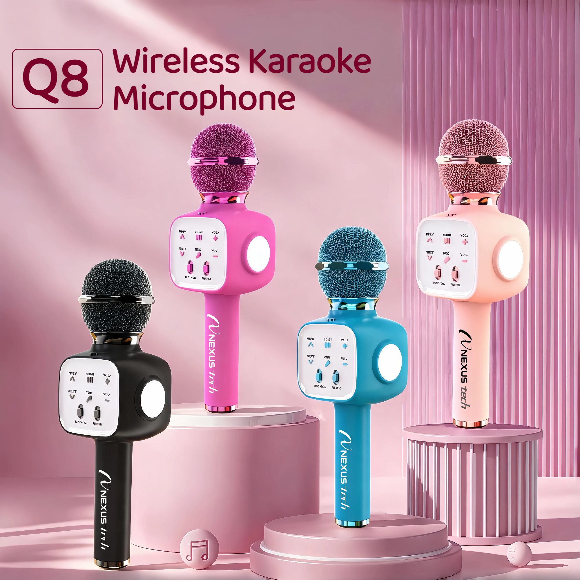 Wireless Bluetooth 5.2 Karaoke - Microphone Capsule 评论和价格