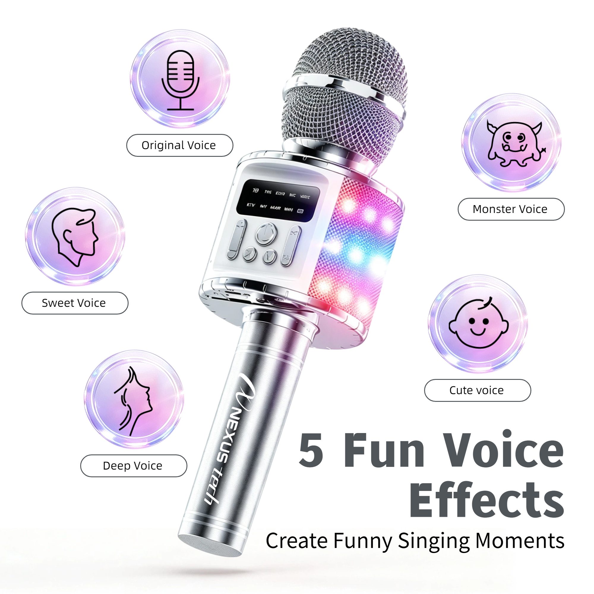 TWS Dual Wireless Karaoke Micr - Microphone Capsule 评论和价格