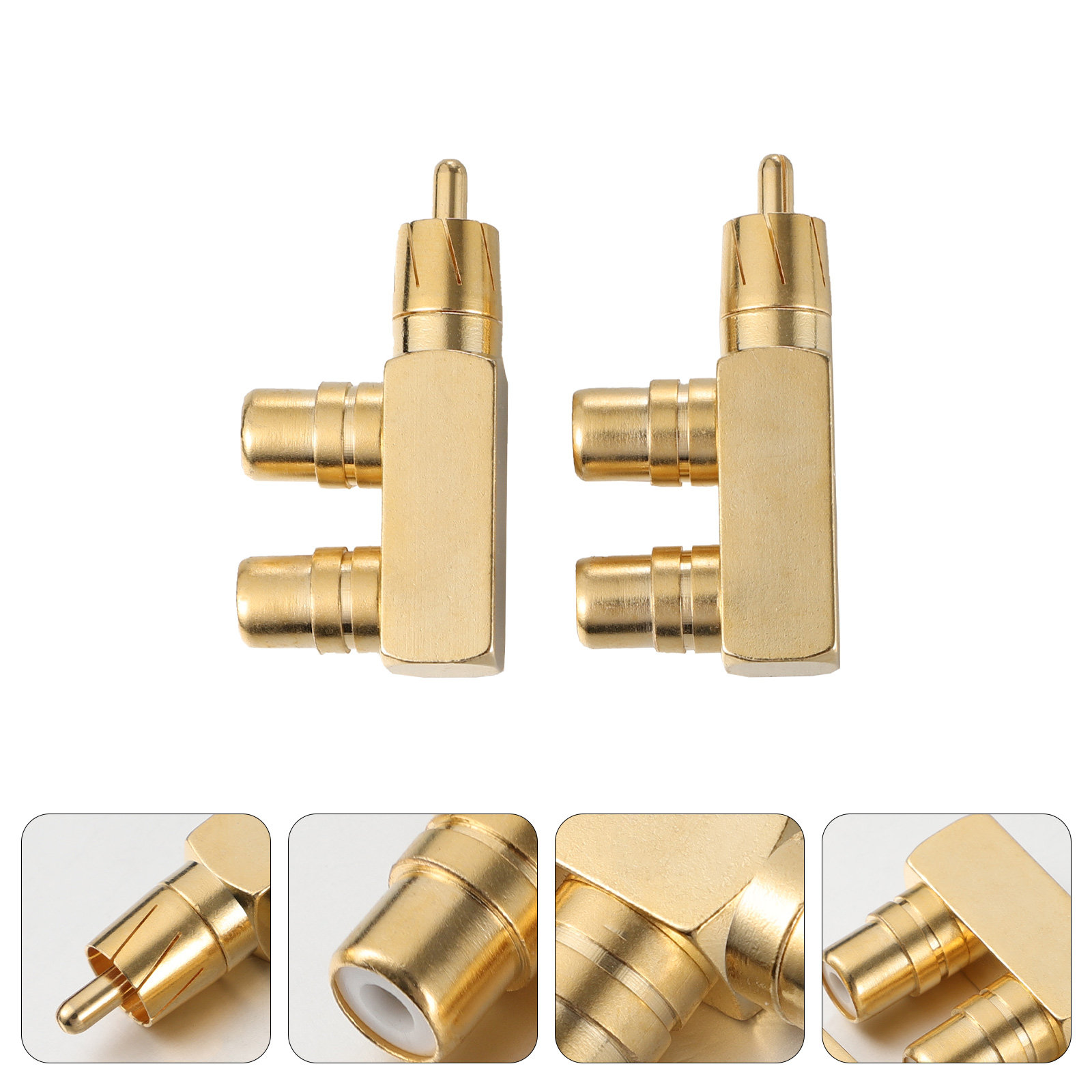 2Pcs Audio Adapter Splitter 90 - Subwoofer 评论和价格