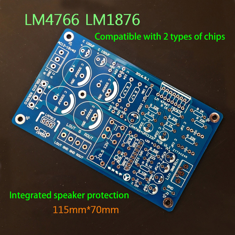 LM766 LM1876 Stereo Power Ampl - Audio Amplifier Board 评论和价格