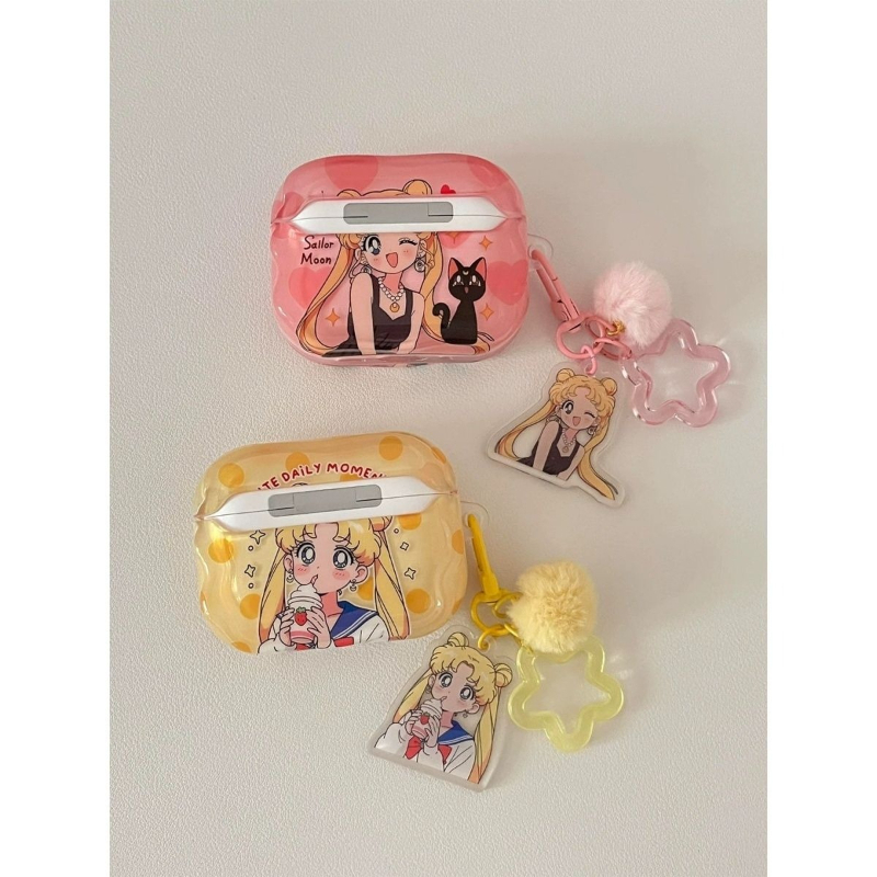 Sailor Moon Anime Cartoon Styl - Headphone Parts 评论和价格