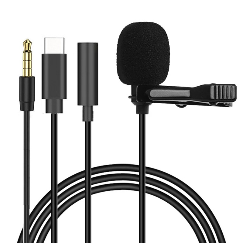 1.5m Mini Portable Lavalier Mi - Microphone Capsule 评论和价格