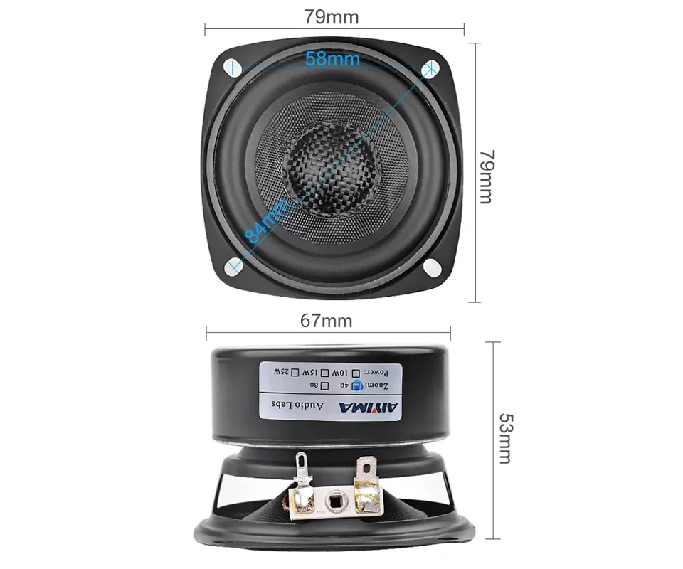 AIYIMA 2Pcs 3 Inch Full Range  - Es9018 Dac 评论和价格